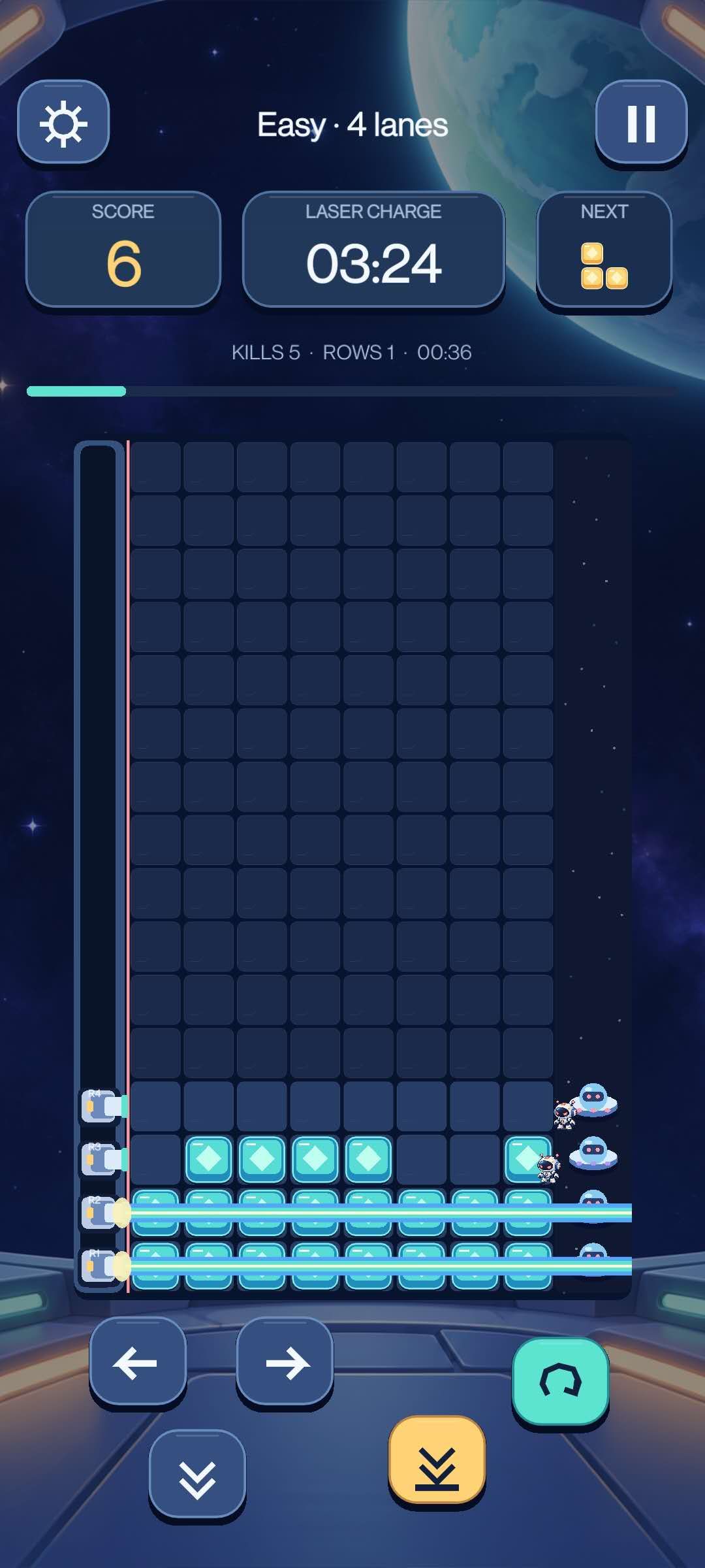 Space Station Defense Line screenshot 1